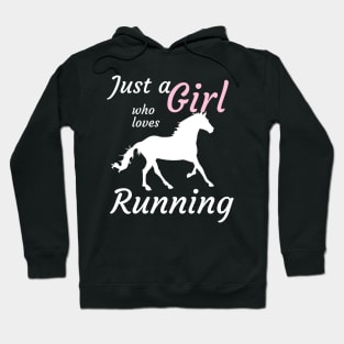 Just a girl who loves running Hoodie